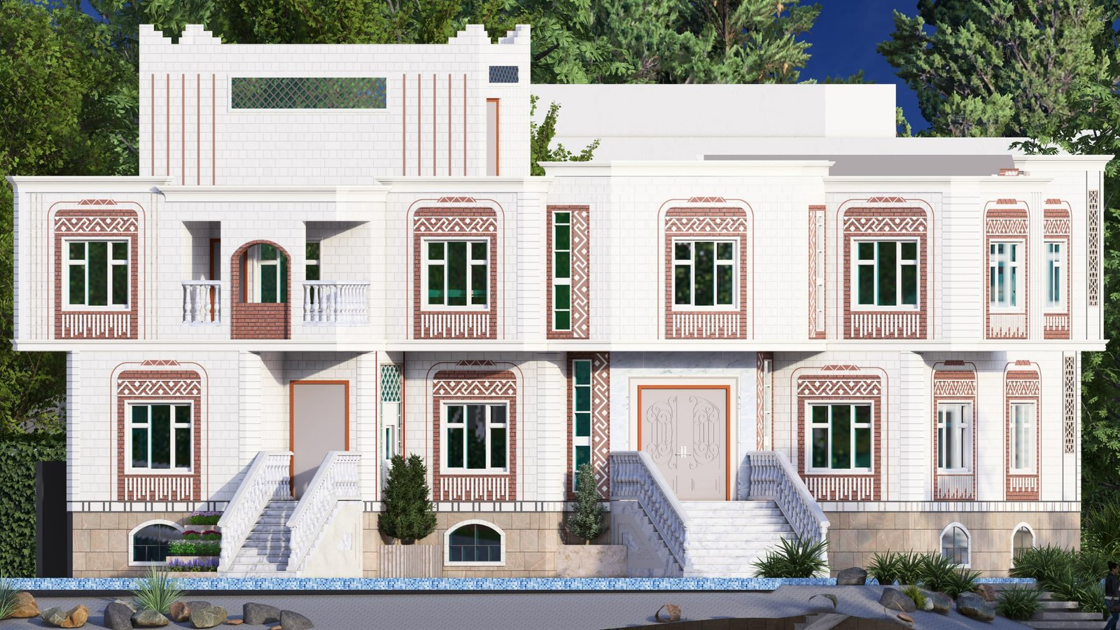 تصميم فيلا سكنية